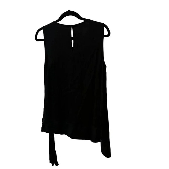 Soft Surroundings Women's Black Sleeveless Blouse Size M Casual Top - Picture 2 of 13